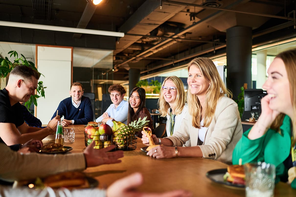 Part of the Global-Tickets team in the office for jobs in Groningen