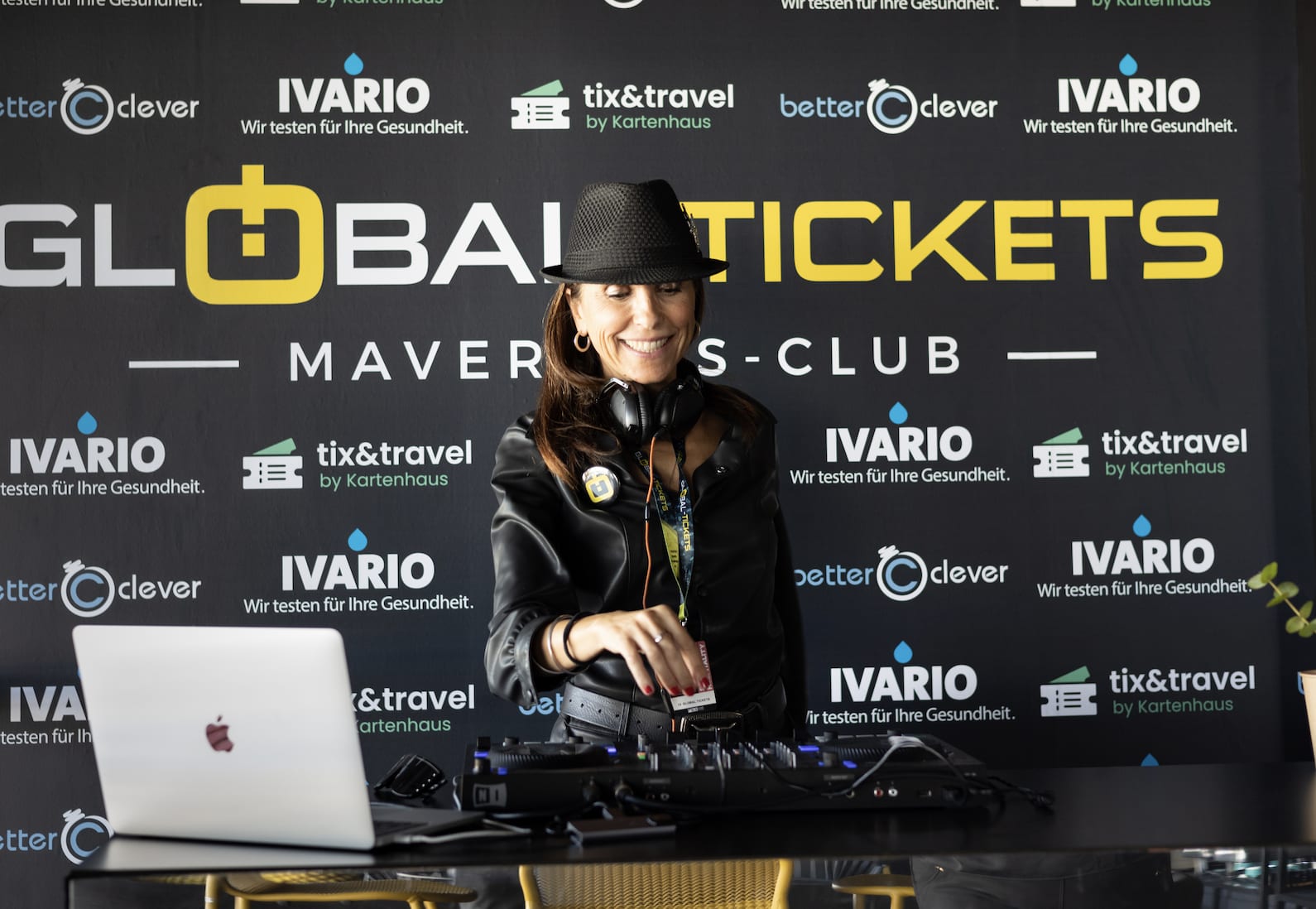 DJ beim Global-Tickets VIP-Mavericks-Club