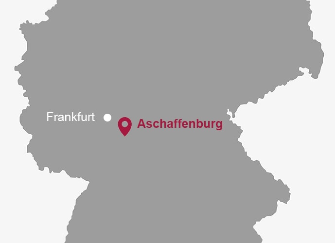 Karte Standort Aschaffenburg