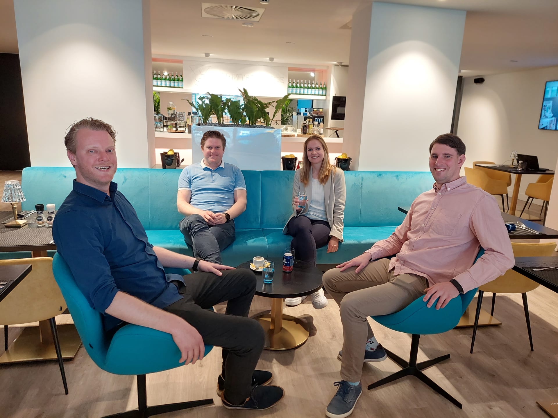 Foto van het HR team