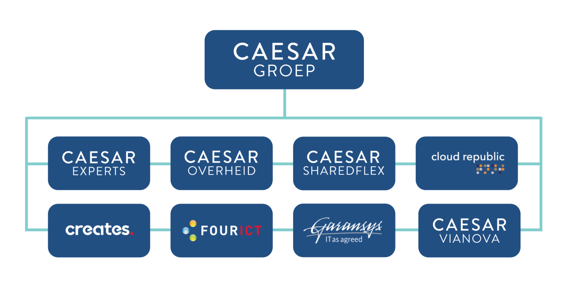 Organogram Caesar Groep 2022