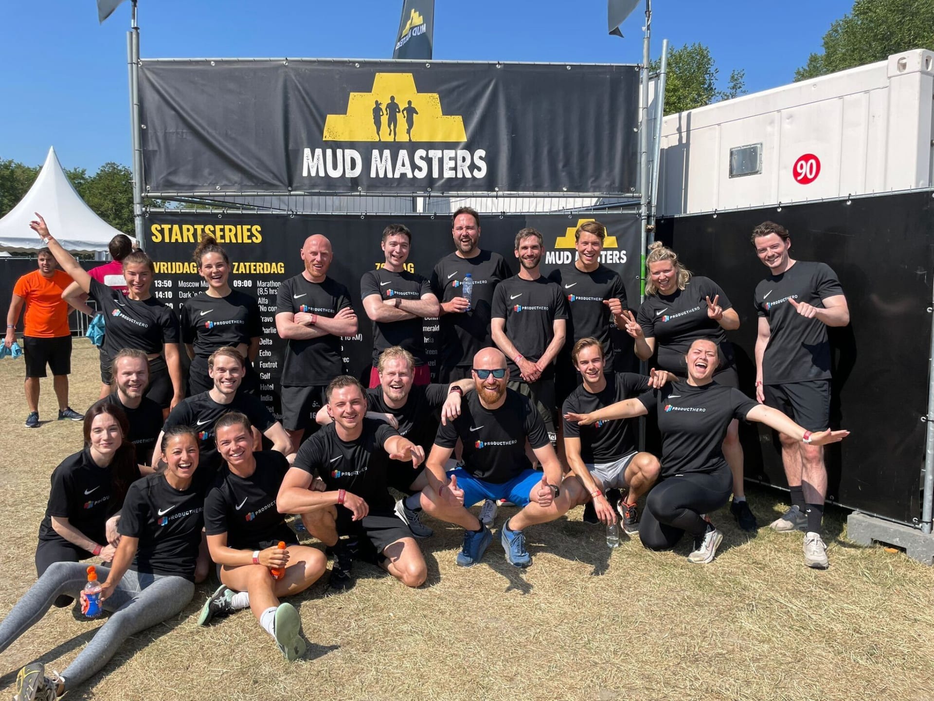 Mudmasters Producthero team