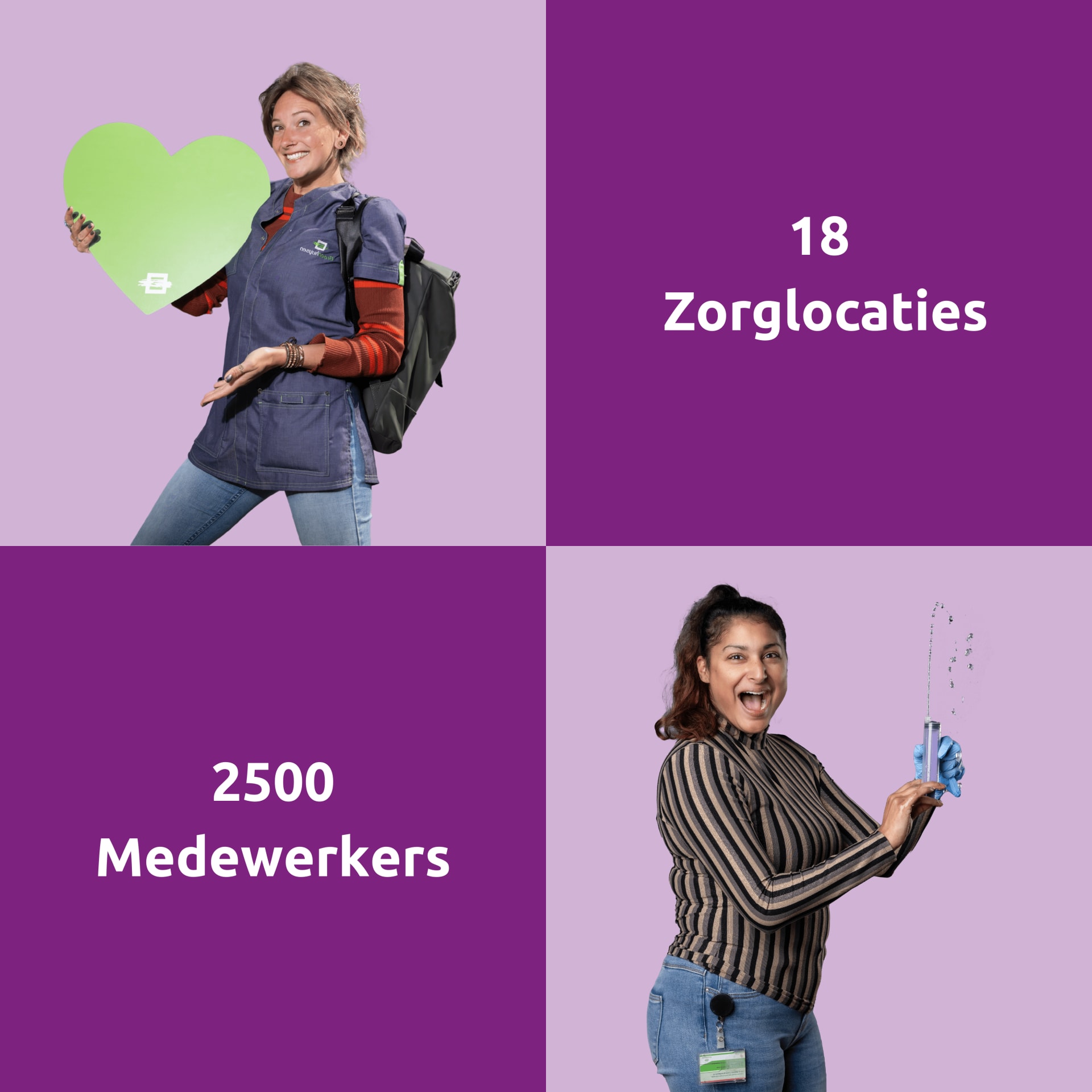 18 zorglocaties en 2500 medewerkers bij Groenhuysen, altijd een plek voor jou