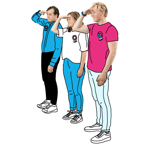 Afbeelding van het tea m waarbij iemand ontbreekt