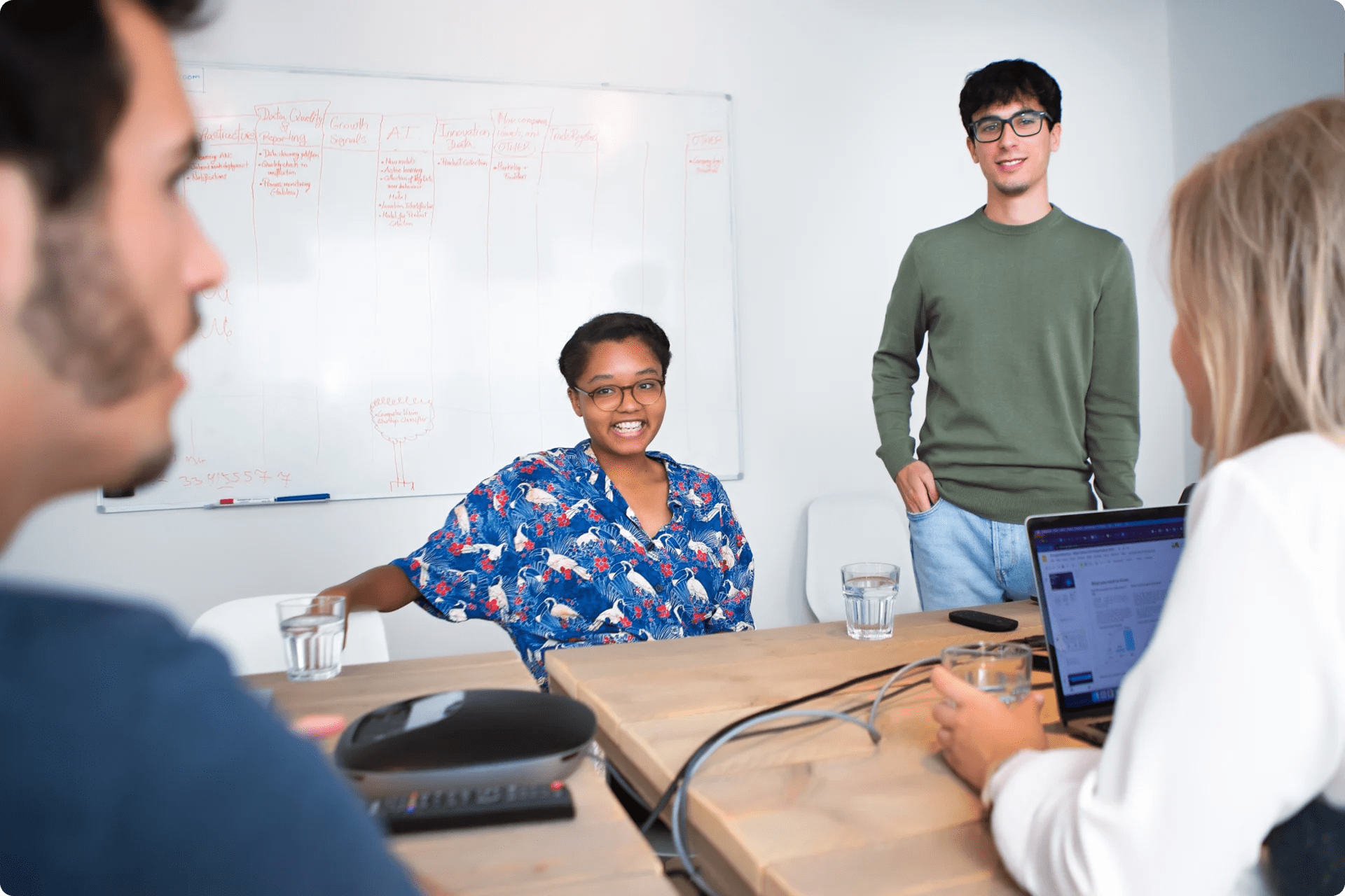Dealroom, cooperating with each other