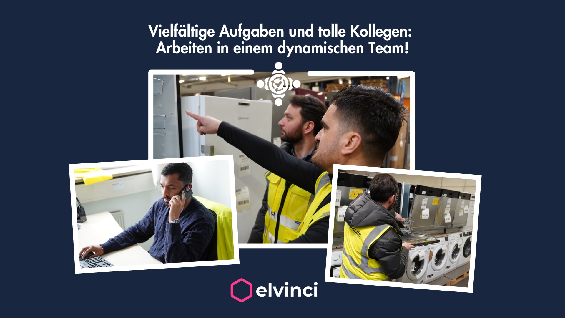 Collagenbild Arbeitsumfeld