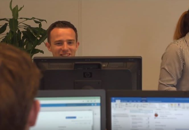 Het on-site contact is het leukst