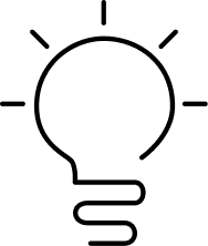 Icon of lightbulb