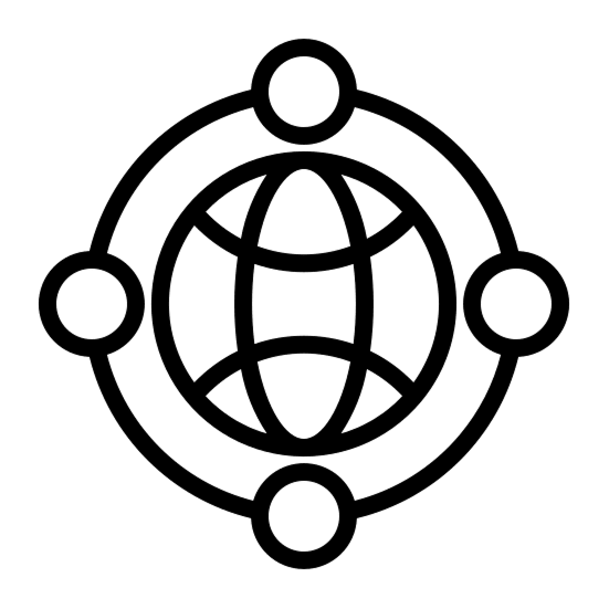 Icon of a network