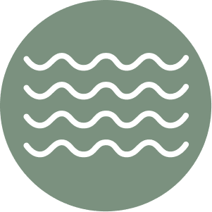 Icon of sea waves