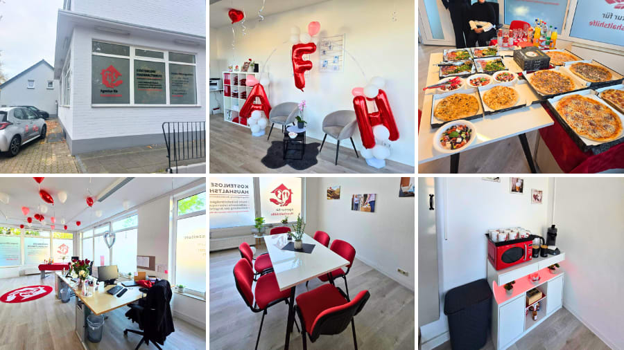 Photos office opening Mönchengladbach