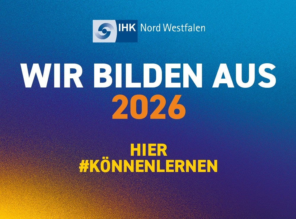 Signet WIR BILDEN AUS 2026 der IHK Nord Westfalen