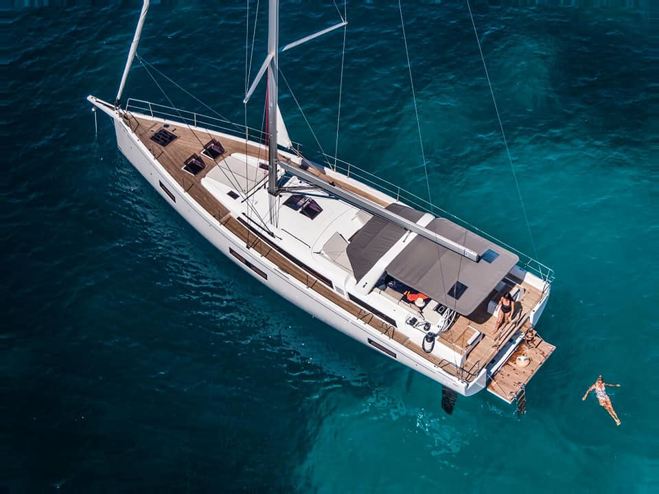 Voilier Beneteau distribué par RCMarine en navigation