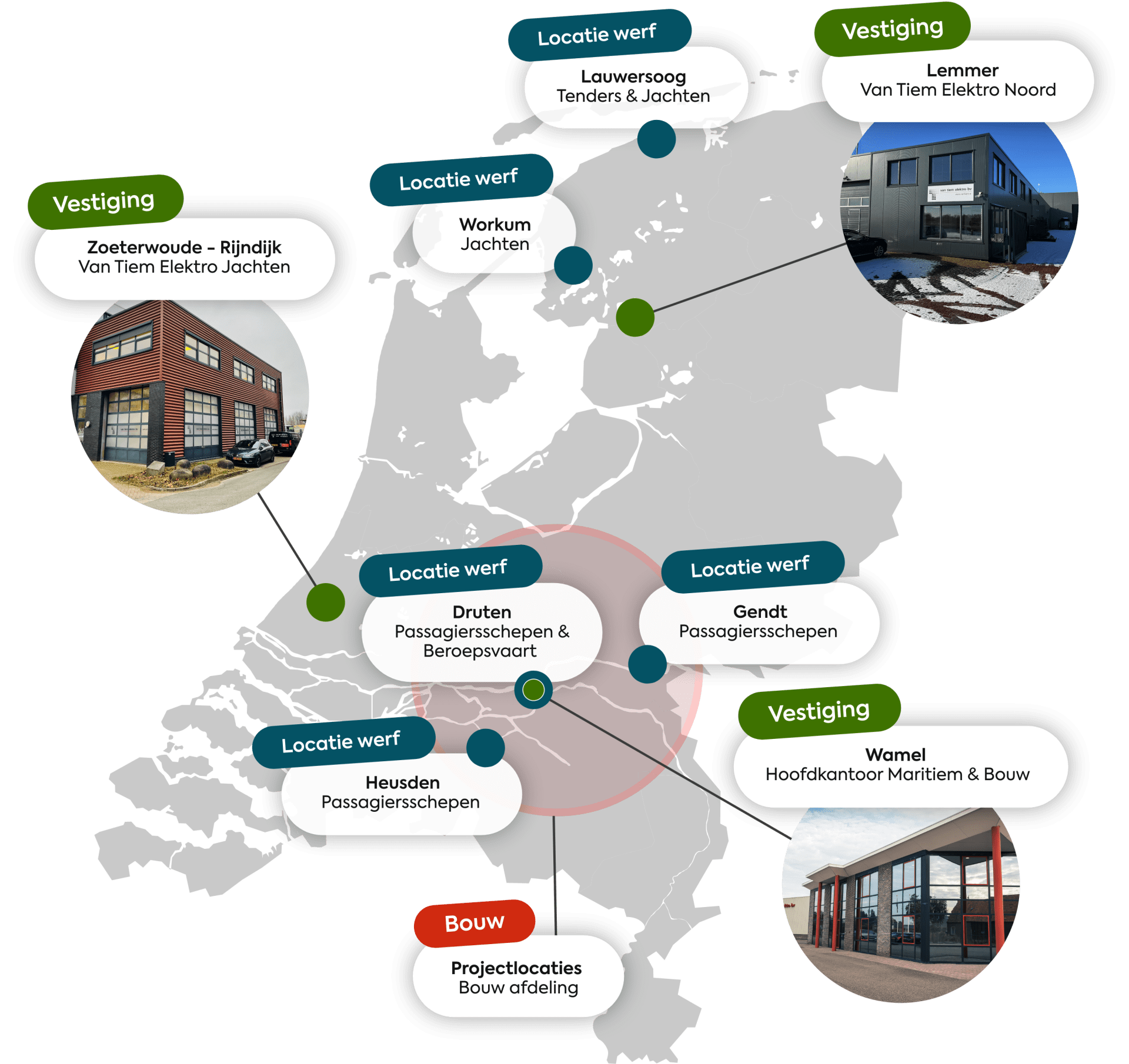 Werklocaties Van Tiem Elektro