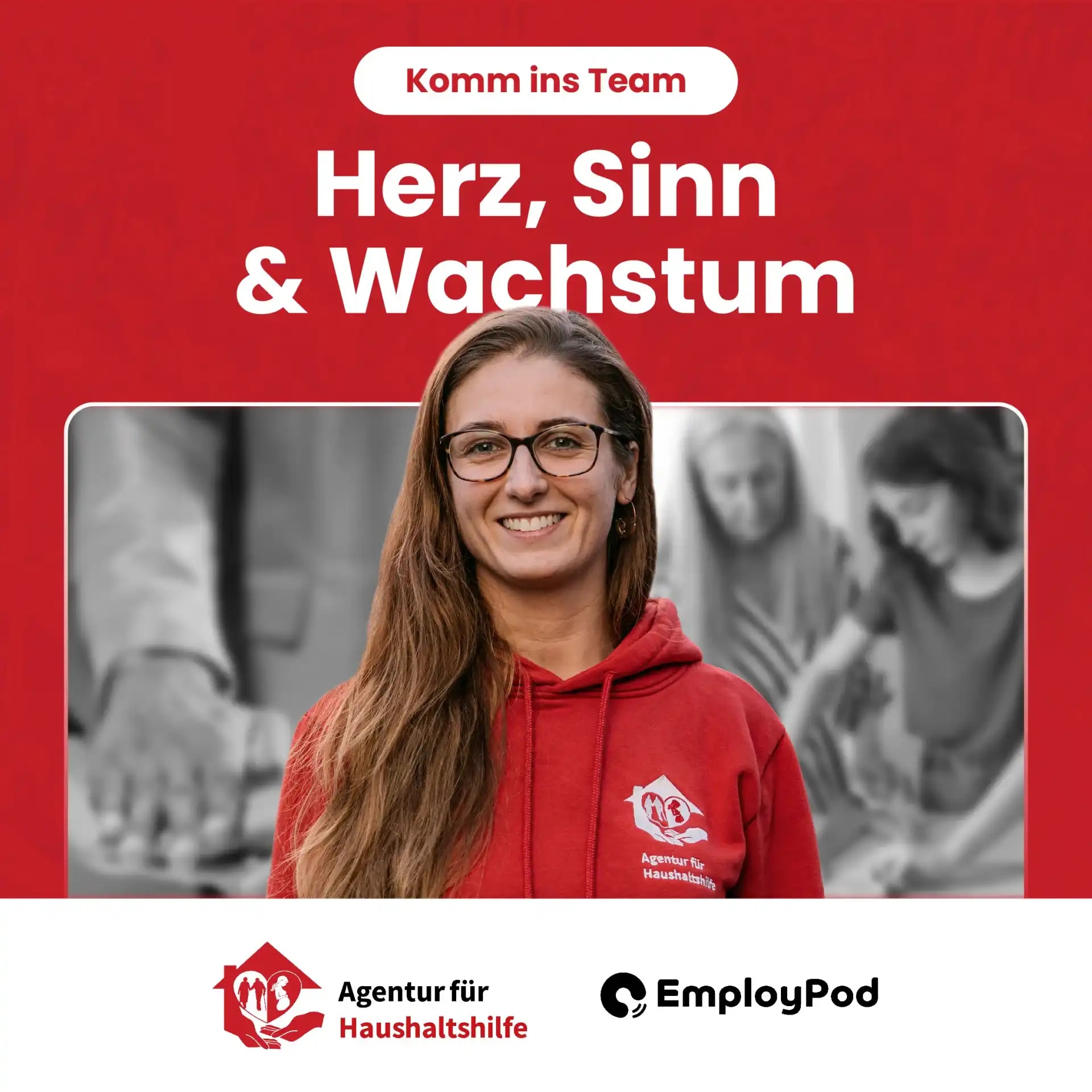 Cover des Podcasts EmployPod mit Daniela