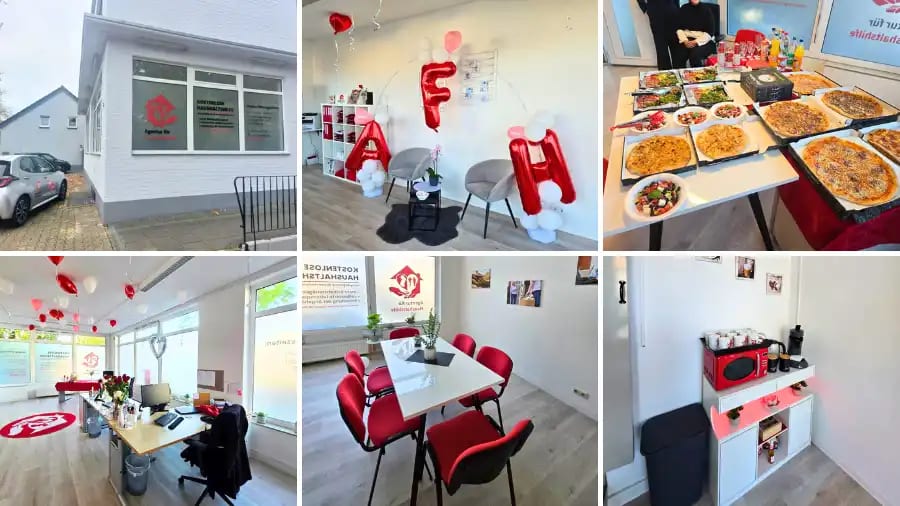 Photos office opening Mönchengladbach