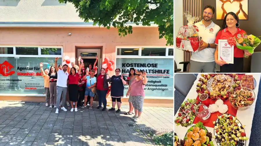 Photos office opening Schweinfurt