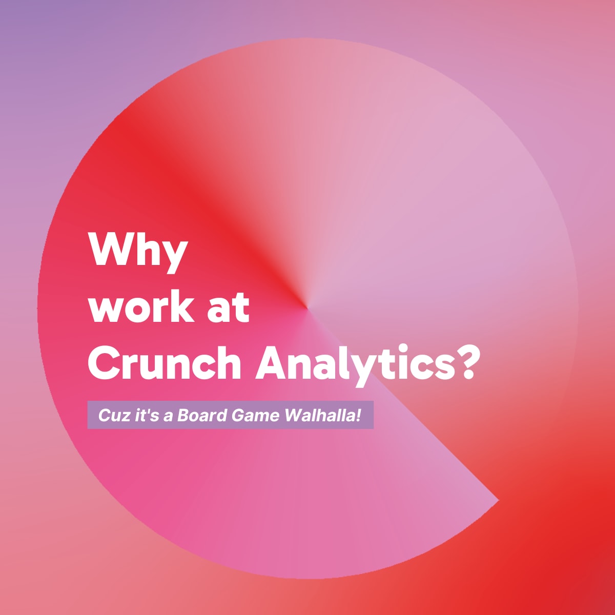 Why work at Crunch Analytics?