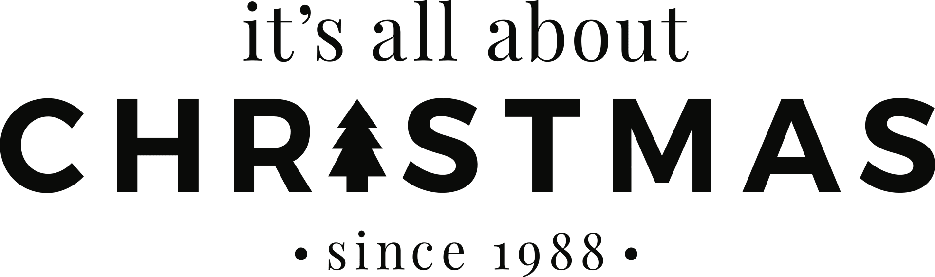 It's all about Christmas logo