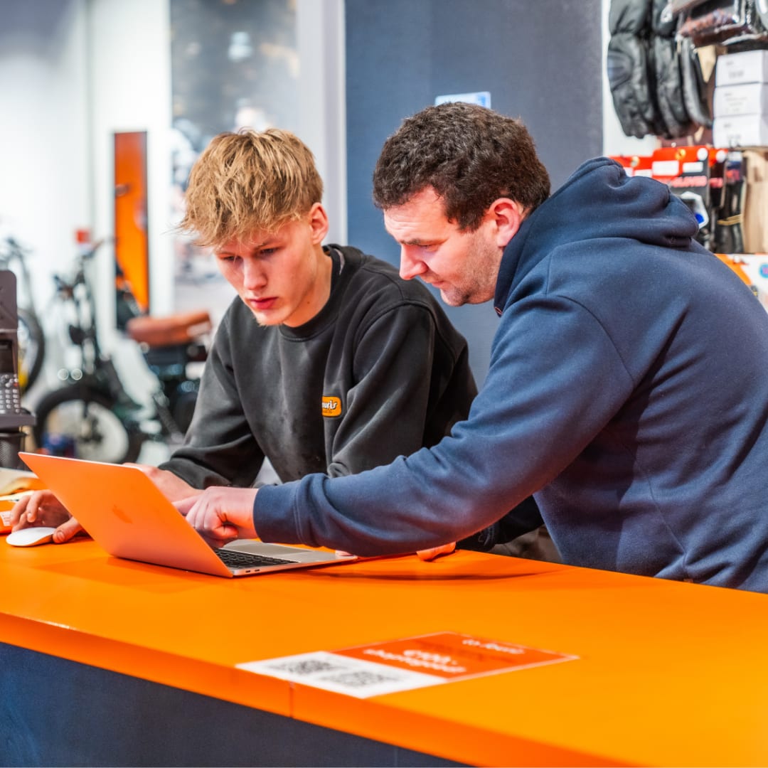 collega's aan het werk