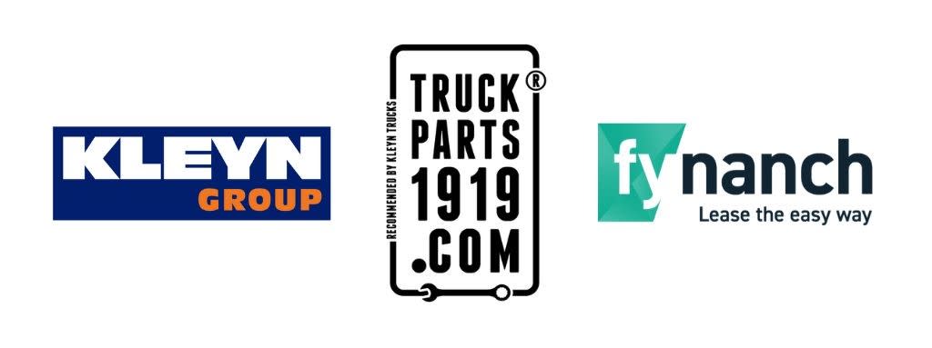 Kleyn logo, Fynanch logo en Truckparts1919.com logo