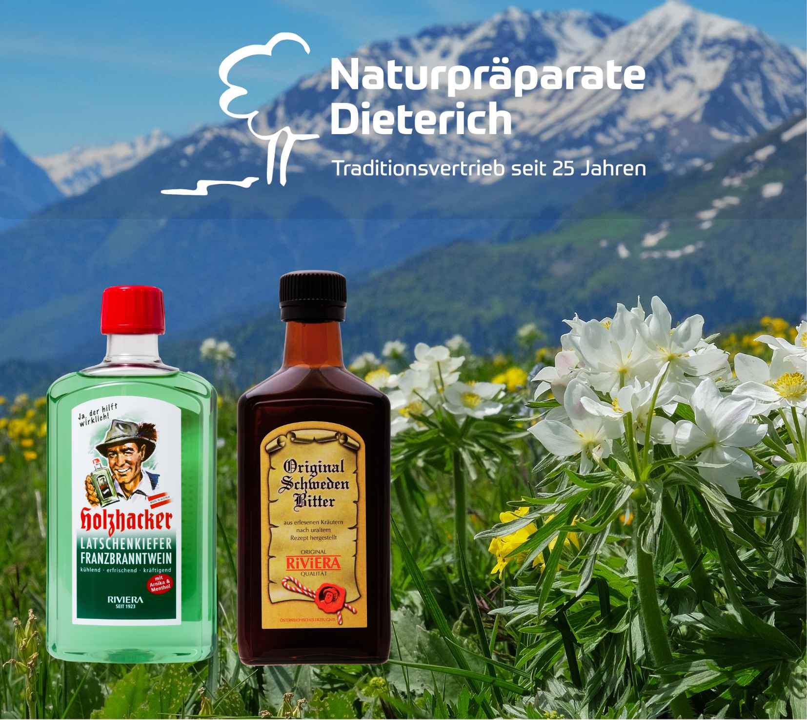 Naturpräparte Dieterich GmbH Traditionsvertrieb seit 25 Jahren - exklusiv Importeur für Holzhacker und Riviera Produkte