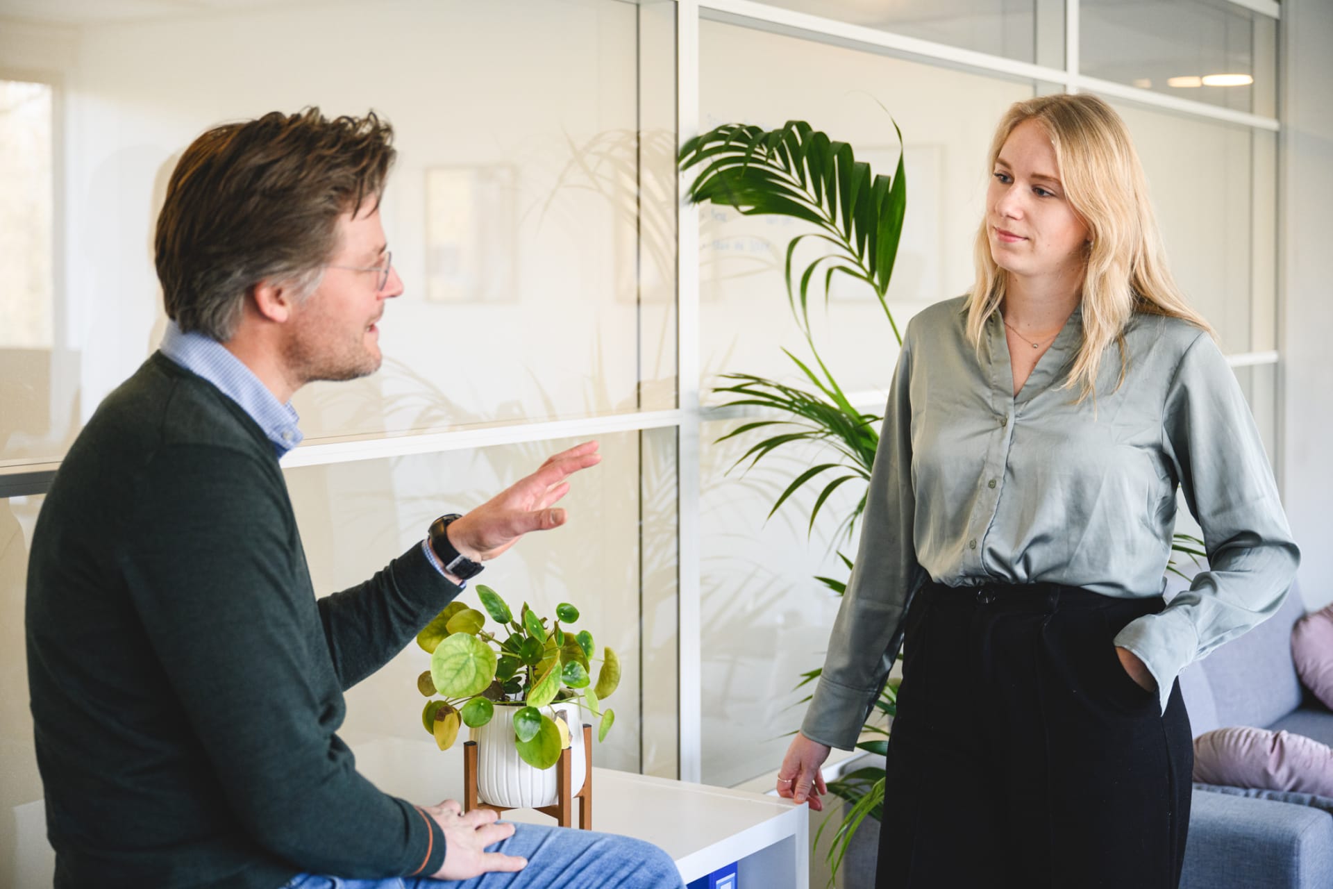 Overleggende collega's