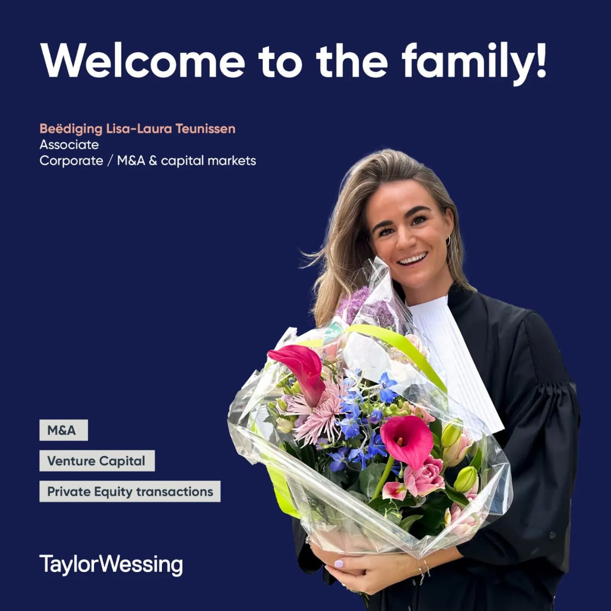 Taylor wessing welcome to the family