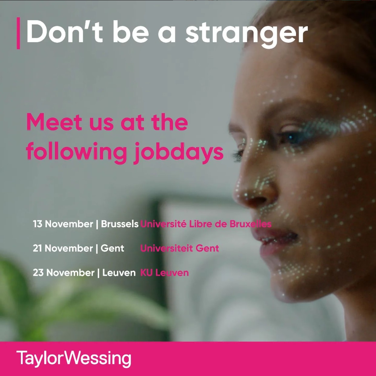 Taylor Wessing don't be a stranger contact