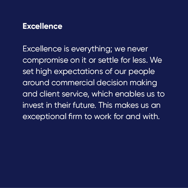 Excellence - excellent