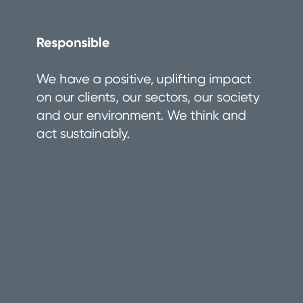 Responsible - verantwoordelijk