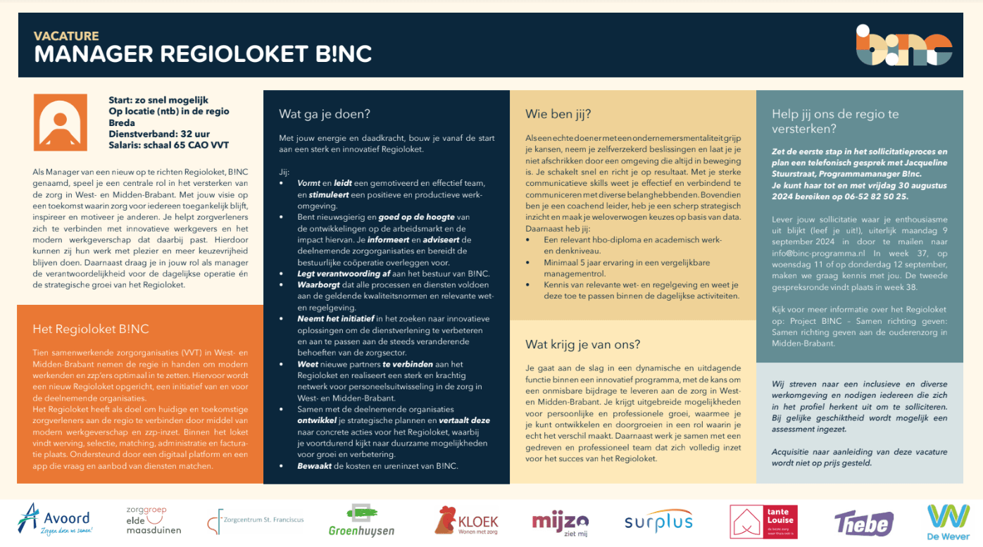 Manager Regioloket