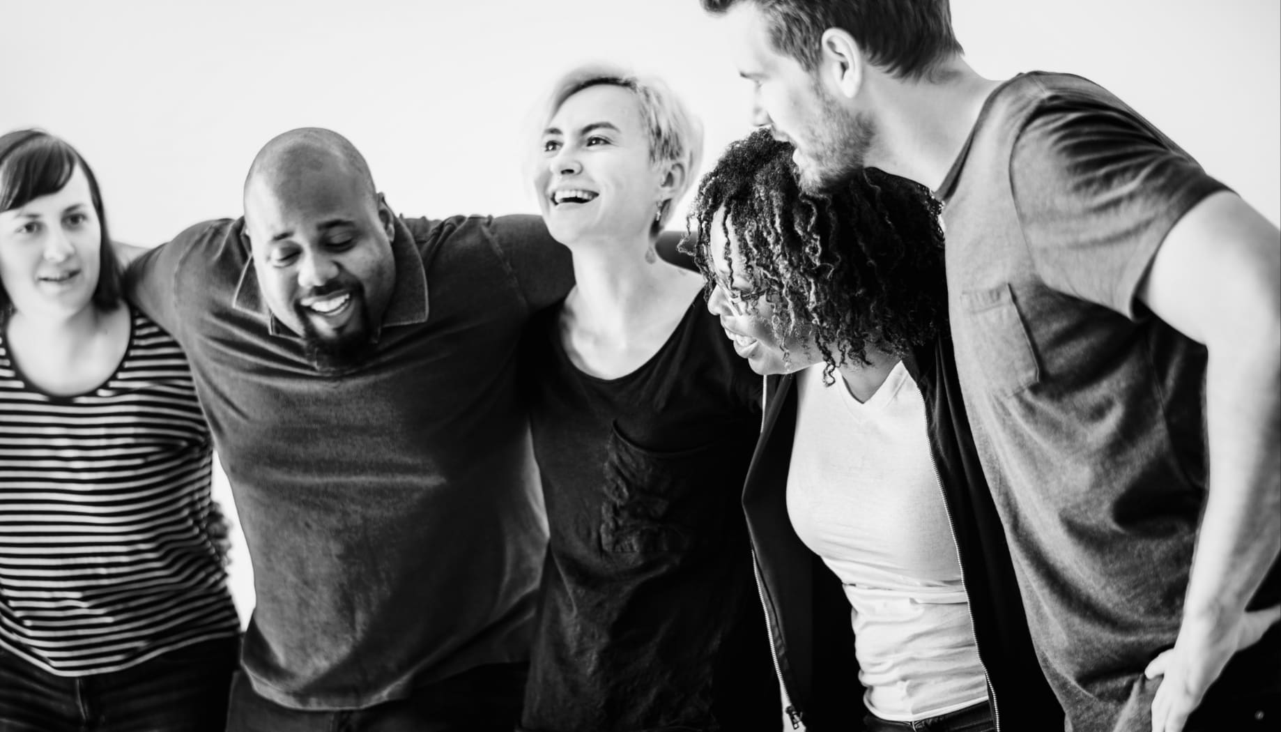 collaborateurs qui rient