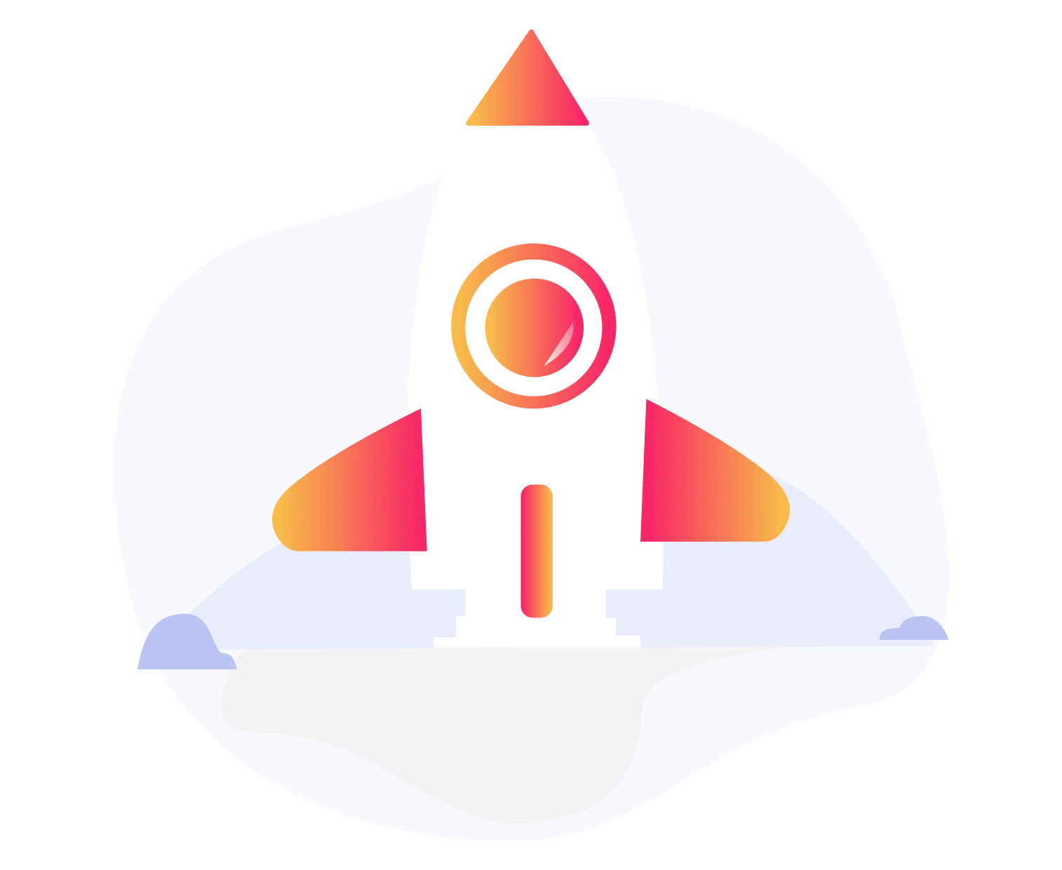 Illustration of a rocket