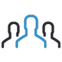 Icon dreier Personen