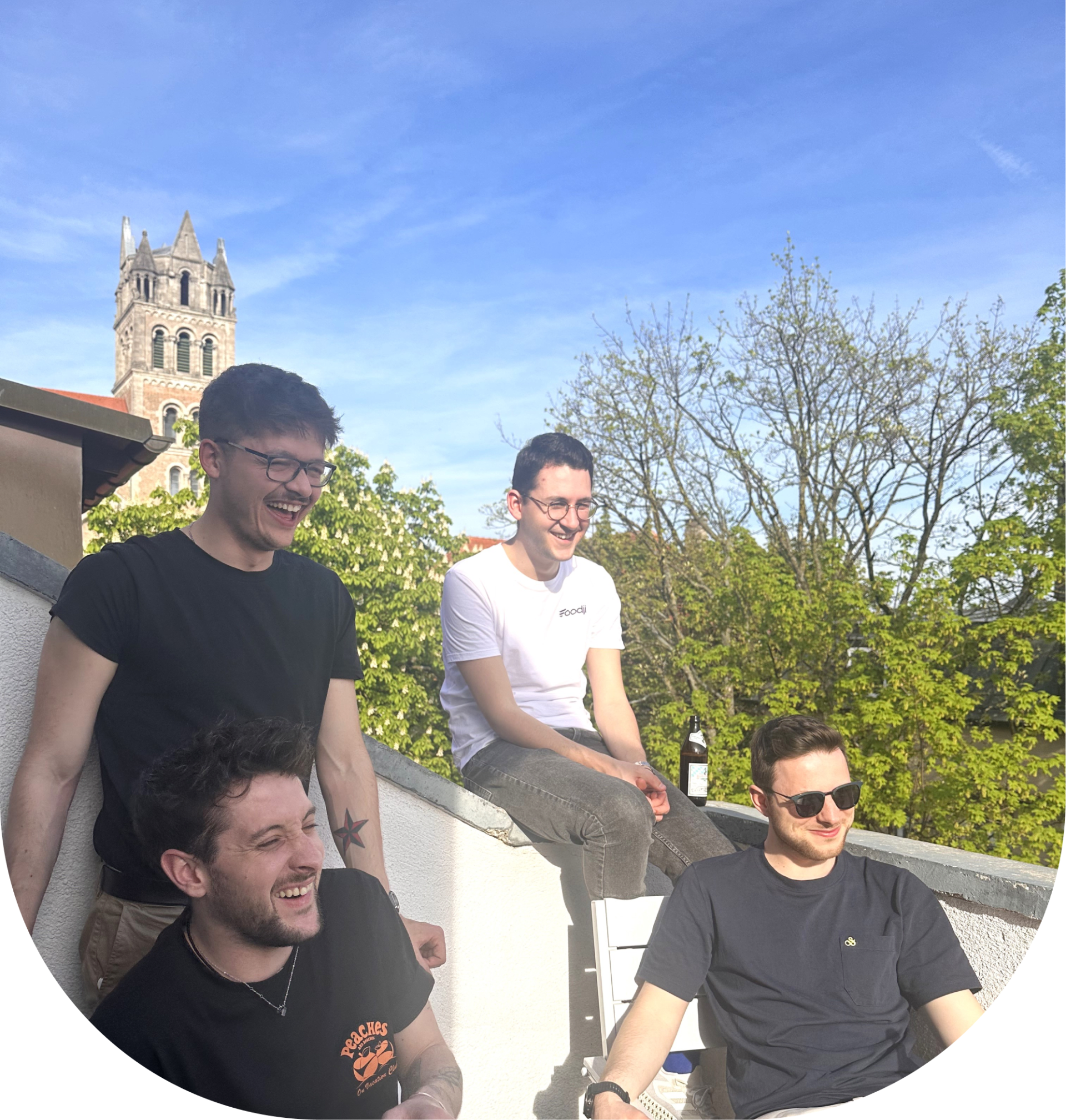 Foodjians auf Balkon - Büro München