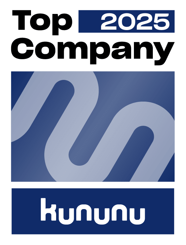 Auszeichnungssiegel von Kununu als Top-Company 2025