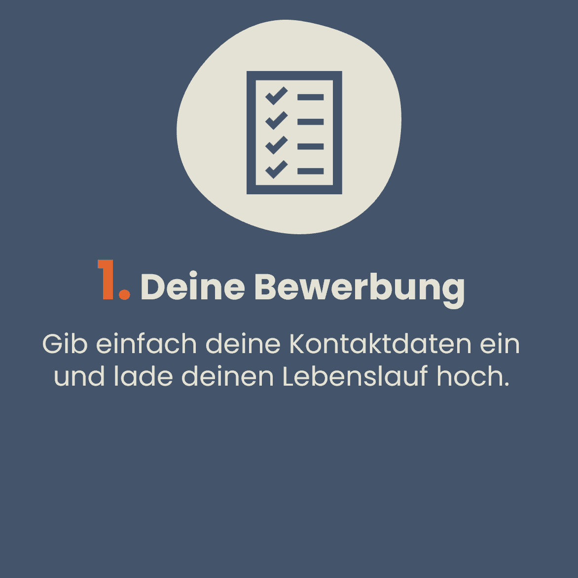 Deine Bewerbung