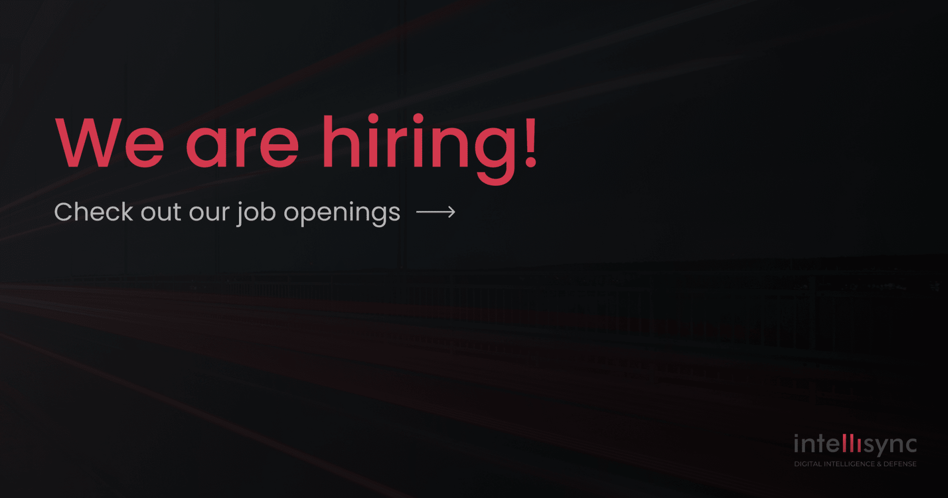 Intellisync are hiring