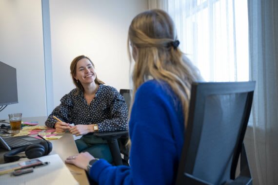 afstudeerstage collega's