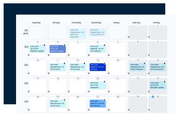 InPlanning roostersysteem