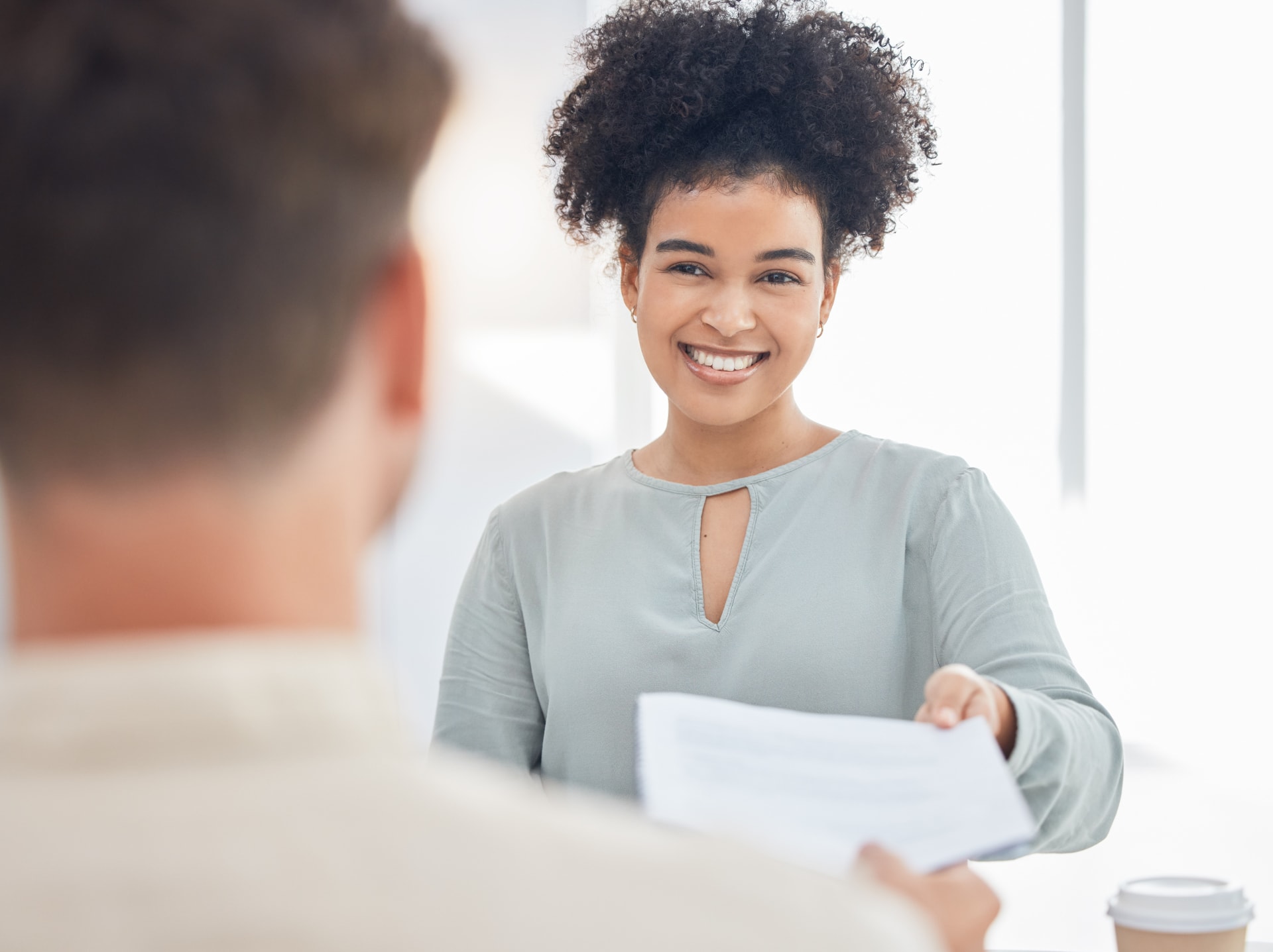 recruteur au travail
