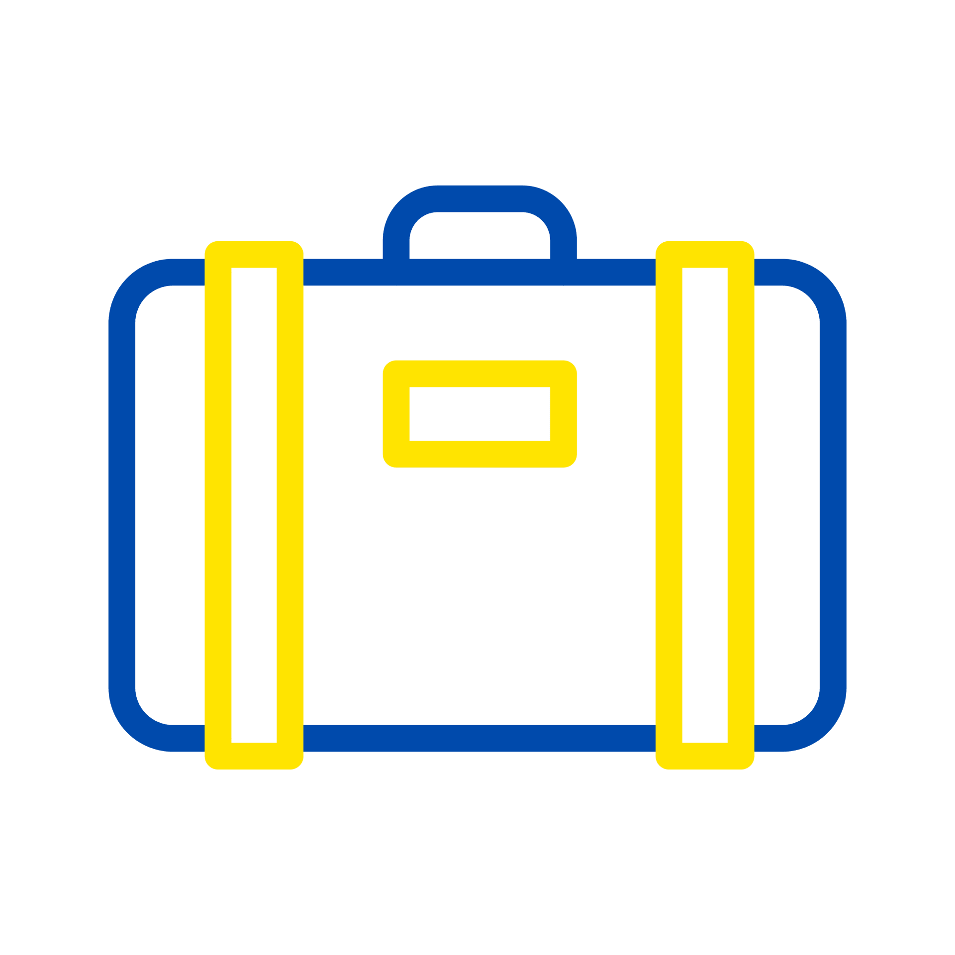 Koffer-Icon – großzügige Urlaubsregelungen und Work-Life-Balance.