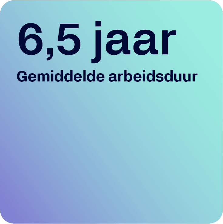 6.5 years average working time