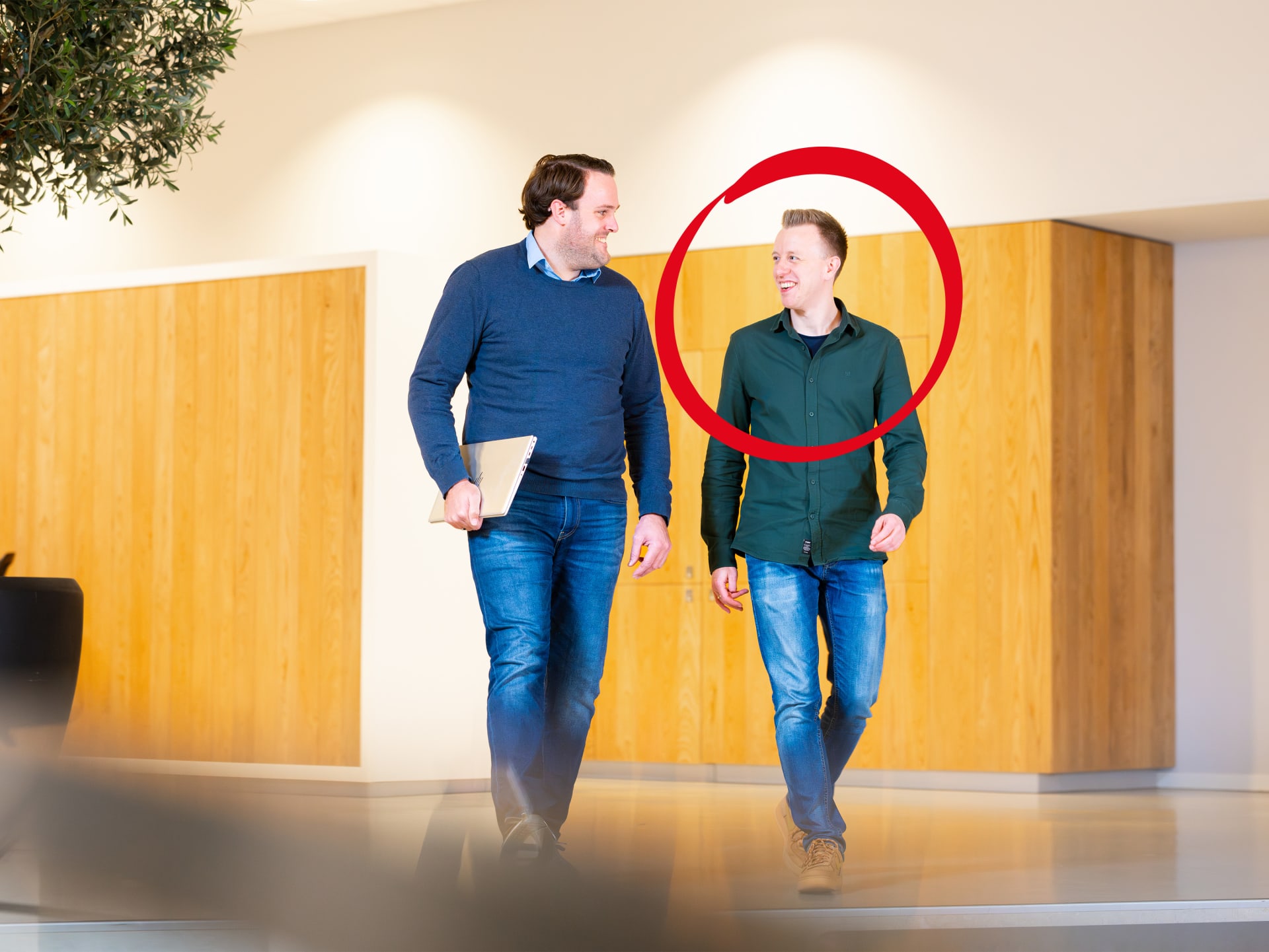 Jarno werkt voor mensen
