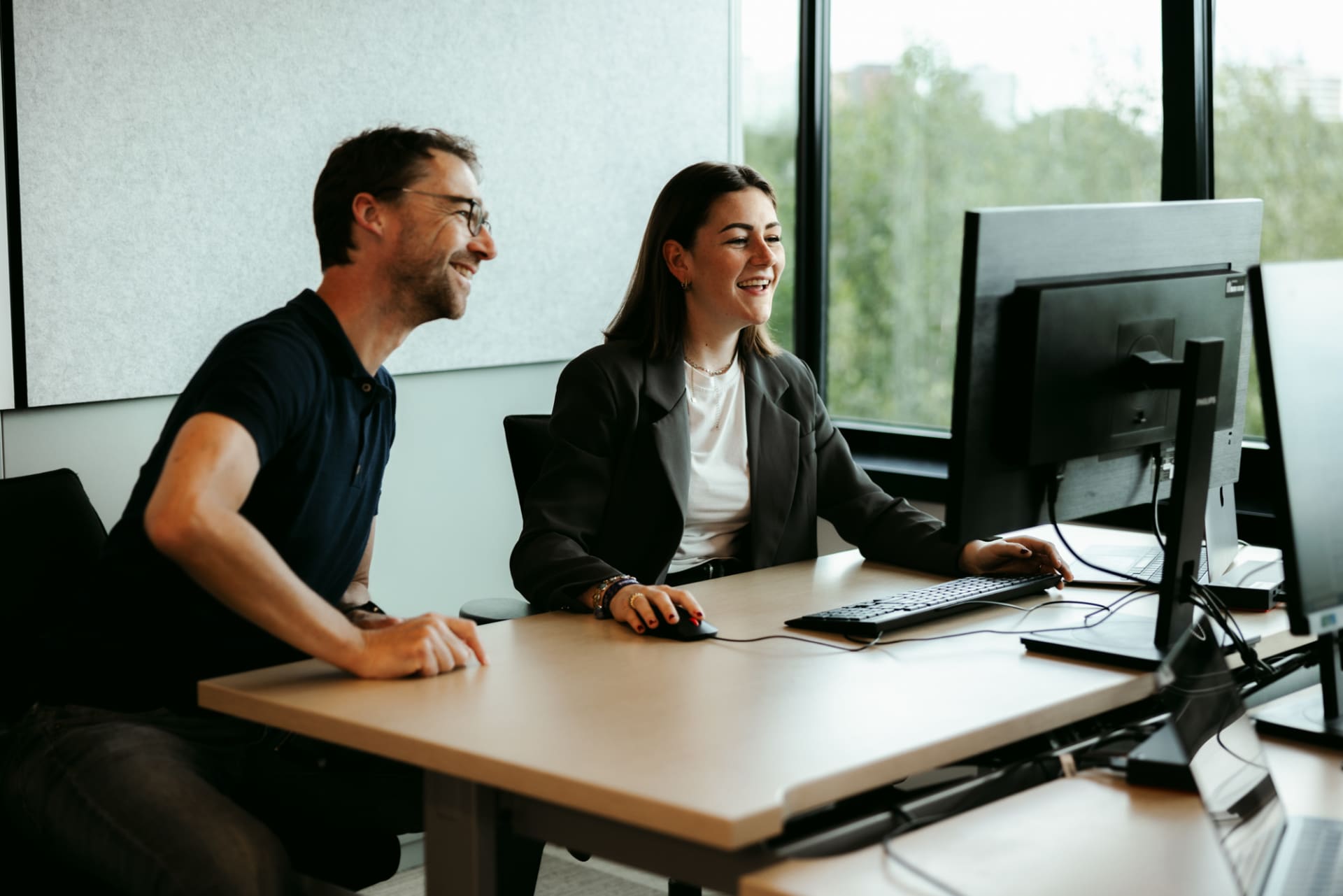 Collega's werken samen aan CBS data