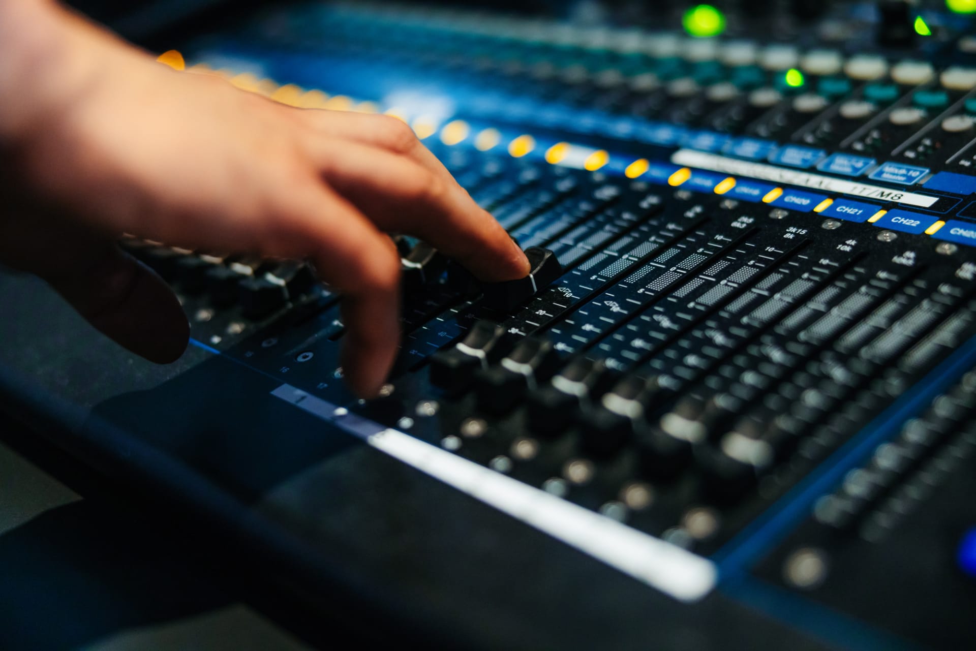 Studioknoppen bij het CBS