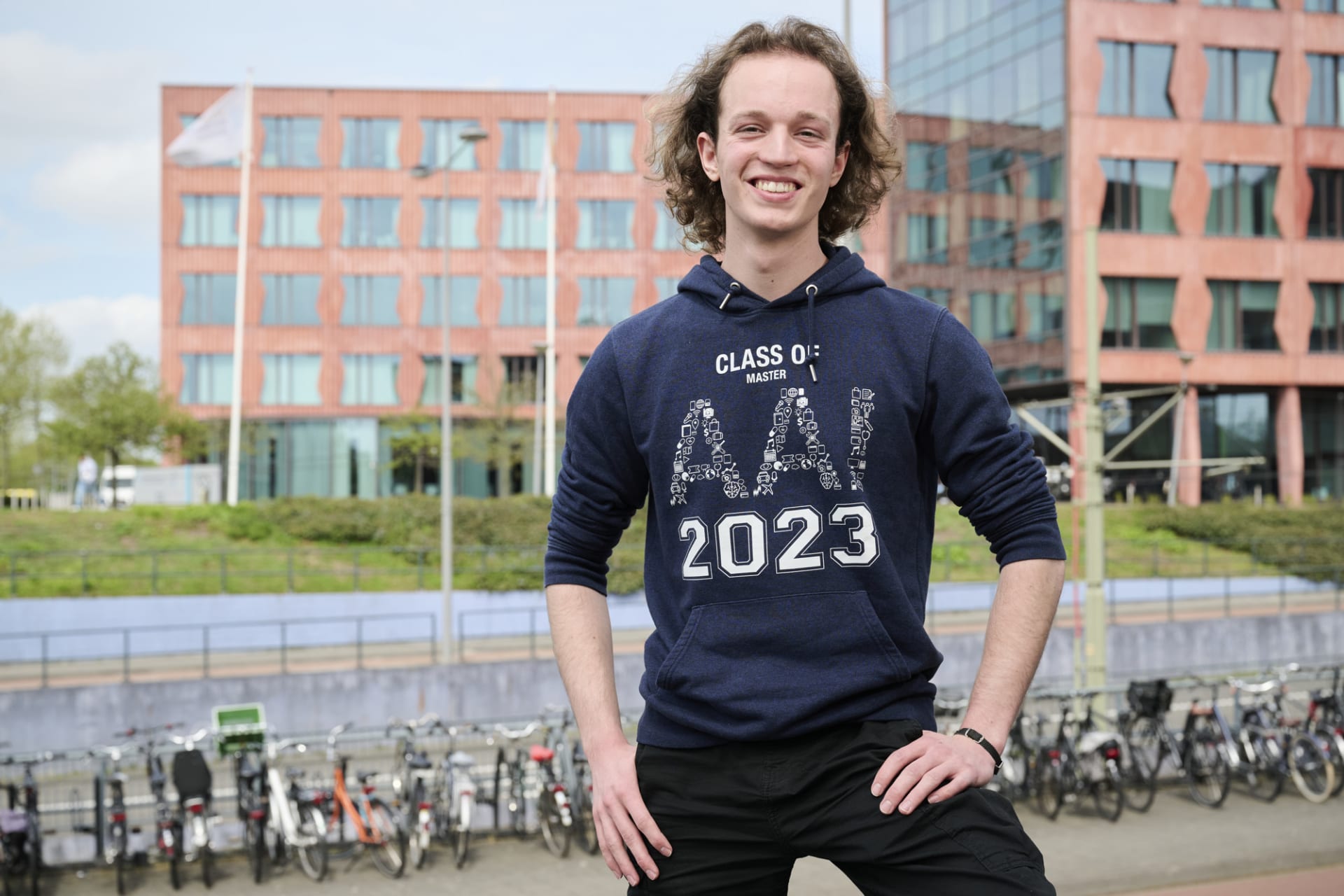 Tim poseert voor het CBS
