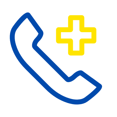 Telefon-Icon – Gesundheit
