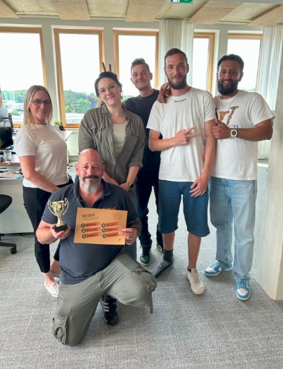 Hoffi and the Gang als Gewinner beim dekarbonding Teambuilding Tag